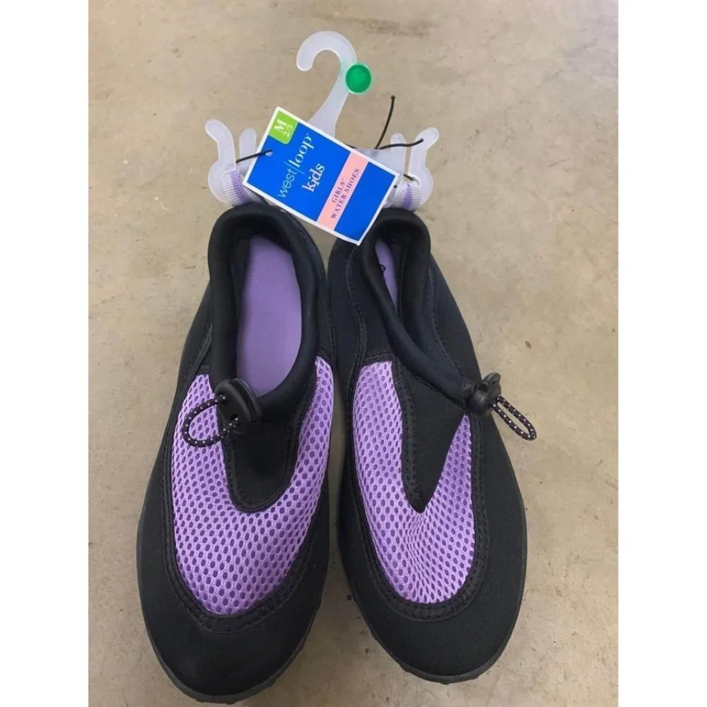 NWT Westloop Water Shoes Size 2/3 Small Kids Purple Summer Beach Pool